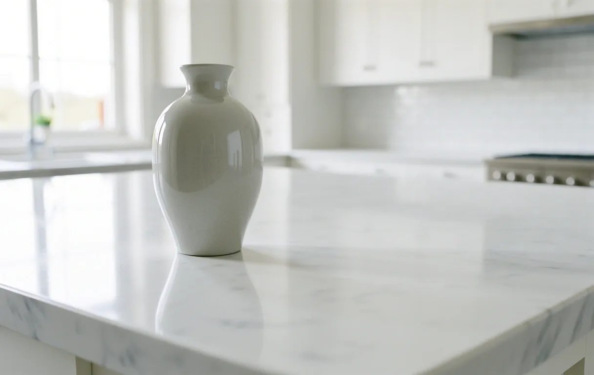 Ren køkkenoverflade i minimalistisk dansk design