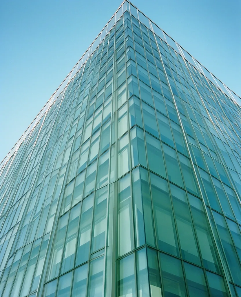 Krystalklar glasfacade i Kastrup